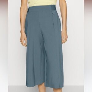 Athleta Women's ‘Cosmic Wrap’ Wide Leg Pants in Teal/Gray Size 2